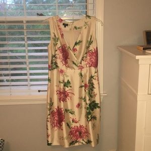Talbots 100% Silk Floral Dress